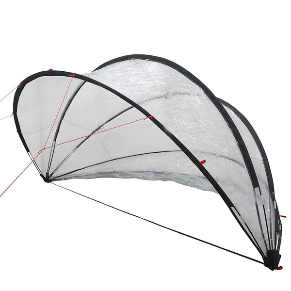 vidaXL Pool-Dome Transparent 405 x 405 x 192 cm PVC