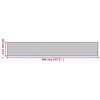 vidaXL Teppich Rechteckig Braun 60x400 cm Bambus