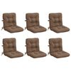 vidaXL 6-teiliges Hochlehner Kissenset VIANEN 6 stk. 100 % Polyester