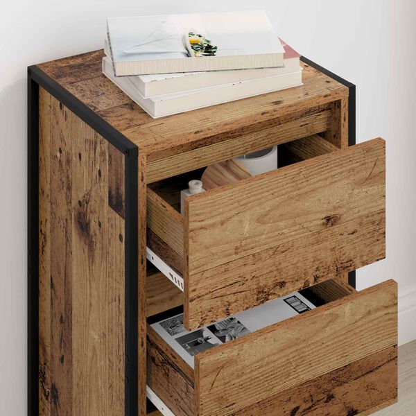 vidaXL Sideboard Altholz 42 x 36 x 75,5 cm Holzwerkstoff