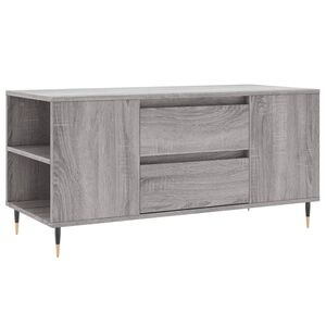 vidaXL Couchtisch Grau Sonoma 102x44,5x50 cm Holzwerkstoff