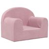 vidaXL Kindersofa Rosa Weich Plüsch