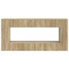 vidaXL Konsolentisch Sonoma-Eiche 155 x 29 x 74 cm Holzwerkstoff