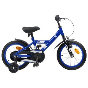 vidaXL Kinderfahrrad 12 Zoll f&uuml;r 2-4 Jahre alt Dunkelblau