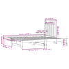 vidaXL Tagesbett Ausziehbar 2x(90x200) cm Massivholz Kiefer