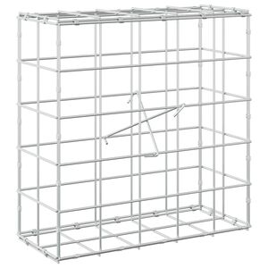 vidaXL Gabione mit 3,5 mm Draht und 10x10 cm Maschen 50x20x50 cm