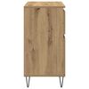 vidaXL Sideboard Artisan-Eiche 60 x 35 x 70 cm Verbundholz und Eisen
