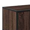 vidaXL TV-Schrank Eichen-Optik 120x35x41 cm Holzwerkstoff und Metall