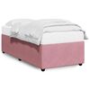 vidaXL Bettgestell Rosa 90x190 cm Samt
