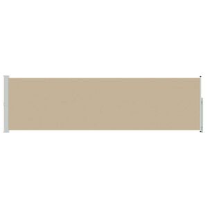 vidaXL Ausziehbare Seitenmarkise 160 x 500 cm Polyester Rechteckig