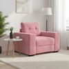vidaXL Sessel Rosa 100x78x80 cm Samt