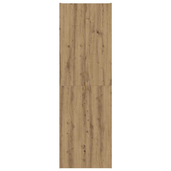 vidaXL Highboard Artisan-Eiche 60x32x190 cm Holzwerkstoff