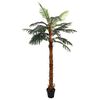 vidaXL K&uuml;nstlicher Cocuspalm Baum Gr&uuml;n 70 x 20 x 200 cm