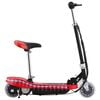 vidaXL E-Scooter f&uuml;r Kinder mit Sitz und LED 120 W Rot