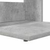 vidaXL Beistelltisch Beton Grau 40 x 38 x 62,5 cm Holzwerkstoff