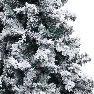 vidaXL Künstlicher Weihnachtsbaum mit Schnee Grün 120 cm PVC