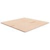 vidaXL Tischplatte Quadratisch 90x90x1,5 cm Eichenholz Unbehandelt