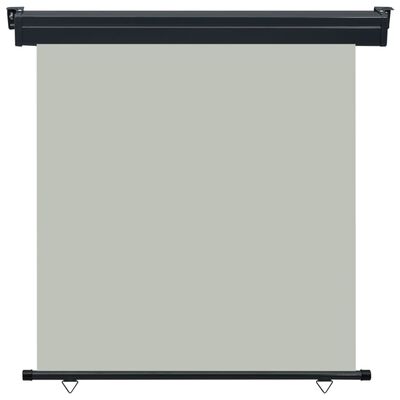 vidaXL Balkon-Seitenmarkise 160 × 250 cm Grau