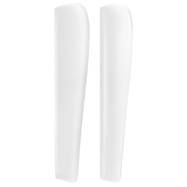 vidaXL Kopfteil mit Ohren Weiß 203x23x118/128 cm Kunstleder