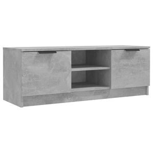 vidaXL TV-Schrank Betongrau 102x35x36,5 cm Holzwerkstoff