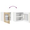 vidaXL K&uuml;chenschrank 2 pcs Sonoma-Eiche 40 x 31 x 40 cm Holzwerkstoff