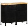 vidaXL Sideboard mit 6 Schubladen Raues Mangoholz