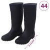 vidaXL Gummistiefel Gr. 44 Schwarz