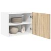 vidaXL H&auml;ngeschrank 2 pcs Sonoma-Eiche und Wei&szlig; 50 x 31 x 40 cm