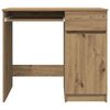 vidaXL Schreibtisch Artisan-Eiche 86x49x76 cm Holzwerkstoff