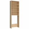 vidaXL Waschmaschinenschrank Sonoma-Eiche 64x24x190 cm