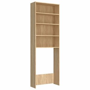vidaXL Waschmaschinen Schrank Alte Eiche 64x24x190 cm
