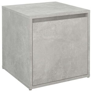 vidaXL Schubladenbox Betongrau 40,5x40x40 cm Holzwerkstoff