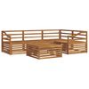 vidaXL Outdoor-Sofagarnitur 5 pcs Natur Massivholz Akazie
