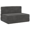 vidaXL Klappsofa Bett Dunkelgrau 70 x 72 x 60 cm Stoff