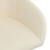 vidaXL Esszimmerst&uuml;hle 2 Stk. Drehbar Creme Samt