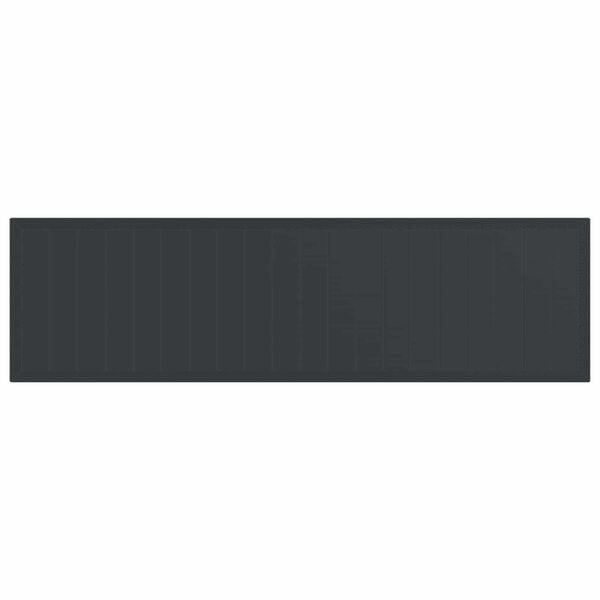 vidaXL Garten Essgruppe 15 pcs Anthrazit Polt Rattan