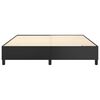 vidaXL Boxspringbettgestell Schwarz 160x200 cm Kunstleder