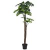 vidaXL K&uuml;nstliche Monstera Fensterblatt mit Topf 170 cm Gr&uuml;n