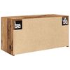 vidaXL Bad-Wandschrank Altholz-Optik 60x25x30 cm Holzwerkstoff