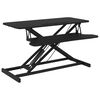 vidaXL Arbeitsstation Verstellbar 90x40x(13-50) cm Stahl Holzwerkstoff