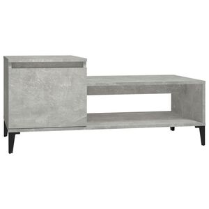 vidaXL Couchtisch Betongrau 100x50x45 cm Holzwerkstoff