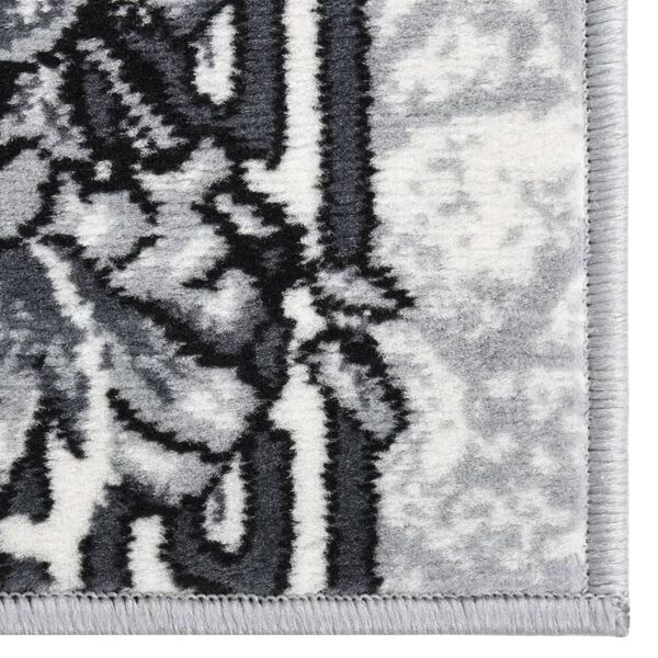 vidaXL Teppichl&auml;ufer BCF Grau 100x250 cm