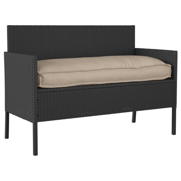 vidaXL Palettencushion f&uuml;r geeignet f&uuml;r Sitz- / R&uuml;ckenlehne Taupe