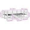 vidaXL Outdoor-Sofagarnitur 7 pcs Natur Massivholz Akazie