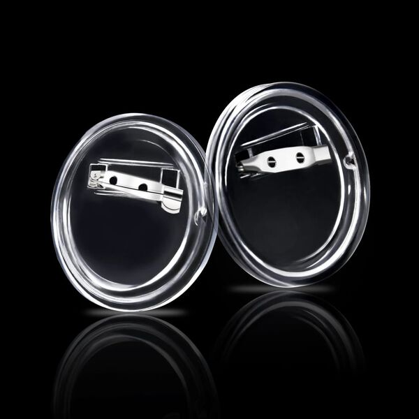 vidaXL Button-Set mit Anstecknadel 100 Stk. Acryl 44 mm