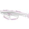 vidaXL Palettenbett Wei&szlig; 75x190 cm Massivholz Kiefer