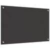 vidaXL K&uuml;chenr&uuml;ckwand 2 pcs Dunkelgrau 80 x 50 cm Geh&auml;rtetes Glas
