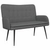 vidaXL 2-Sitzer Sofa Dunkelgrau 115 x 61 x 87 cm Stoff