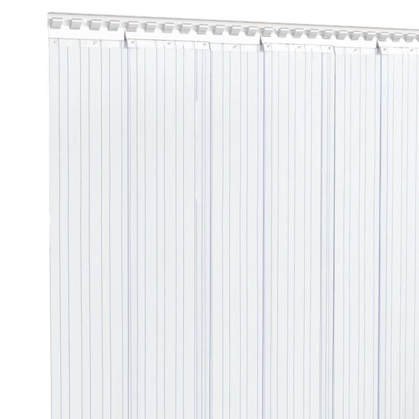 vidaXL T&uuml;rvorhang Transparent 200x1,6 mm 50 m PVC