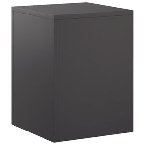 vidaXL Pflanzenst&auml;nder Schwarz 30 x 30 x 40 cm Stahl